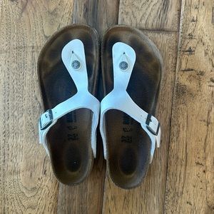 Birkenstock sandals white